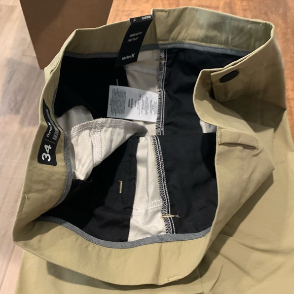🆕 NWT Hurley Nike Dri-Fit regular fit Chino Shorts - Picture 4 of 4